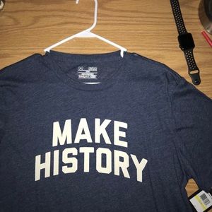 Under Armour “make history” t-shirt still with tag